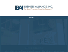 Tablet Screenshot of businessallianceinc.com